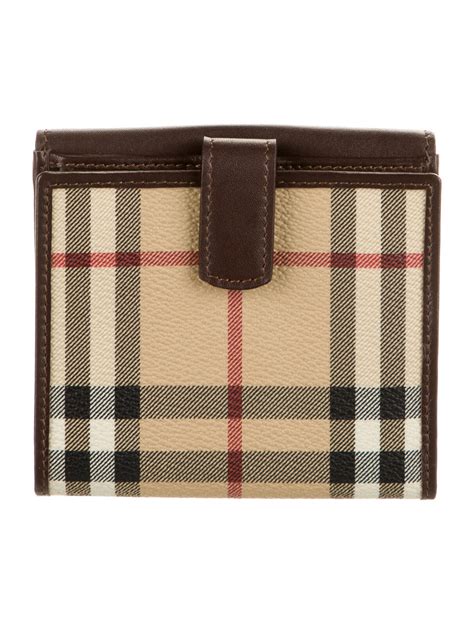 burberry clip wallet|Burberry haymarket check wallet.